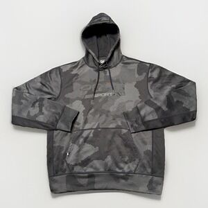 Polo Sport Ralph Lauren Hoodie Men's M ThermoVent Performance Camo Gray